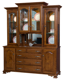 Vintage - Amish Handcrafted Open Deck Dining Hutch