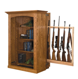 Mini Covert - Bookcase with Hidden Gun Rack