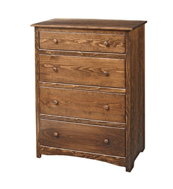 Farmhouse - Amish Shaker 4 Drawer Chest of Drawers