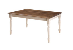 Amish Solid Top Farmhouse Dining Table