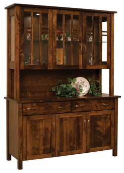 Acadia - Amish 3 Door Hutch