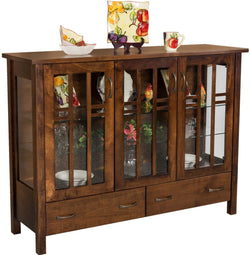 Acadia - Amish Handcrafted Curio Cabinet