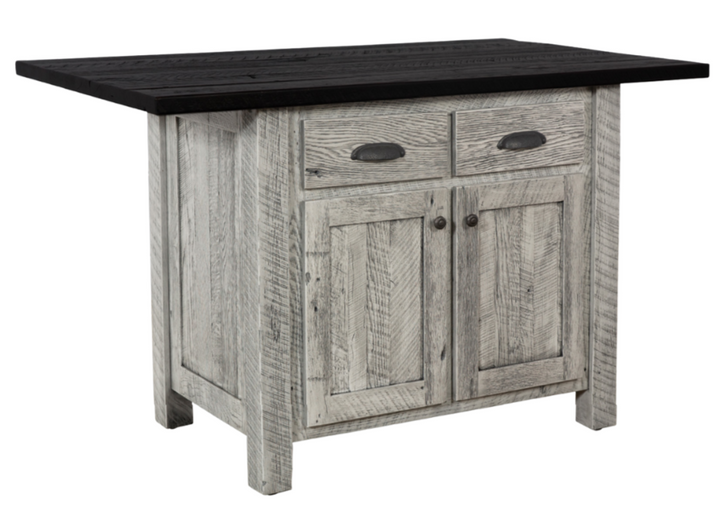 Austin - Reclaimed Barnwood Kitchen Island