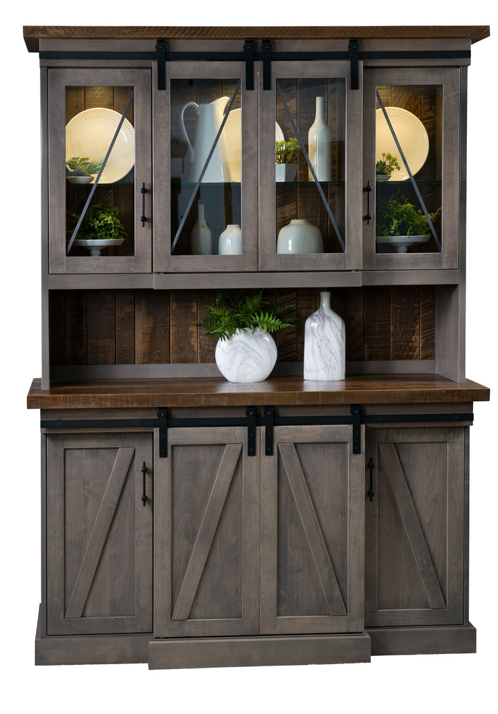 Avalon - Amish Barn Door Hutch