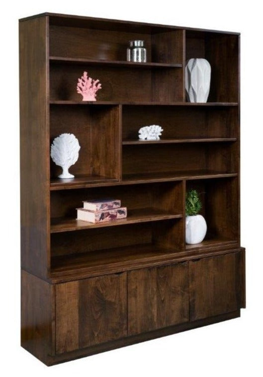 Avon - Amish Solid Wood Display Bookcase