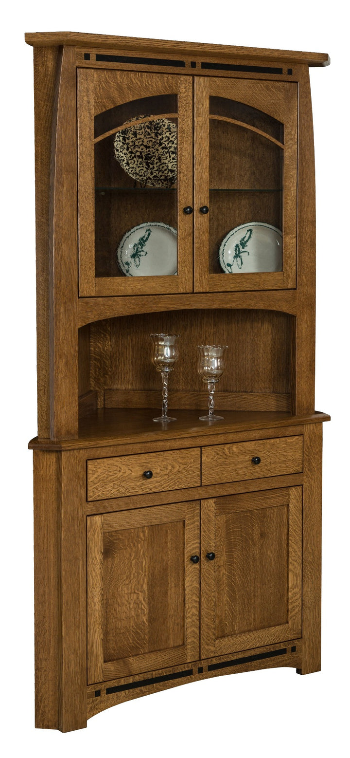 Bolder Creek Corner Amish Hutch