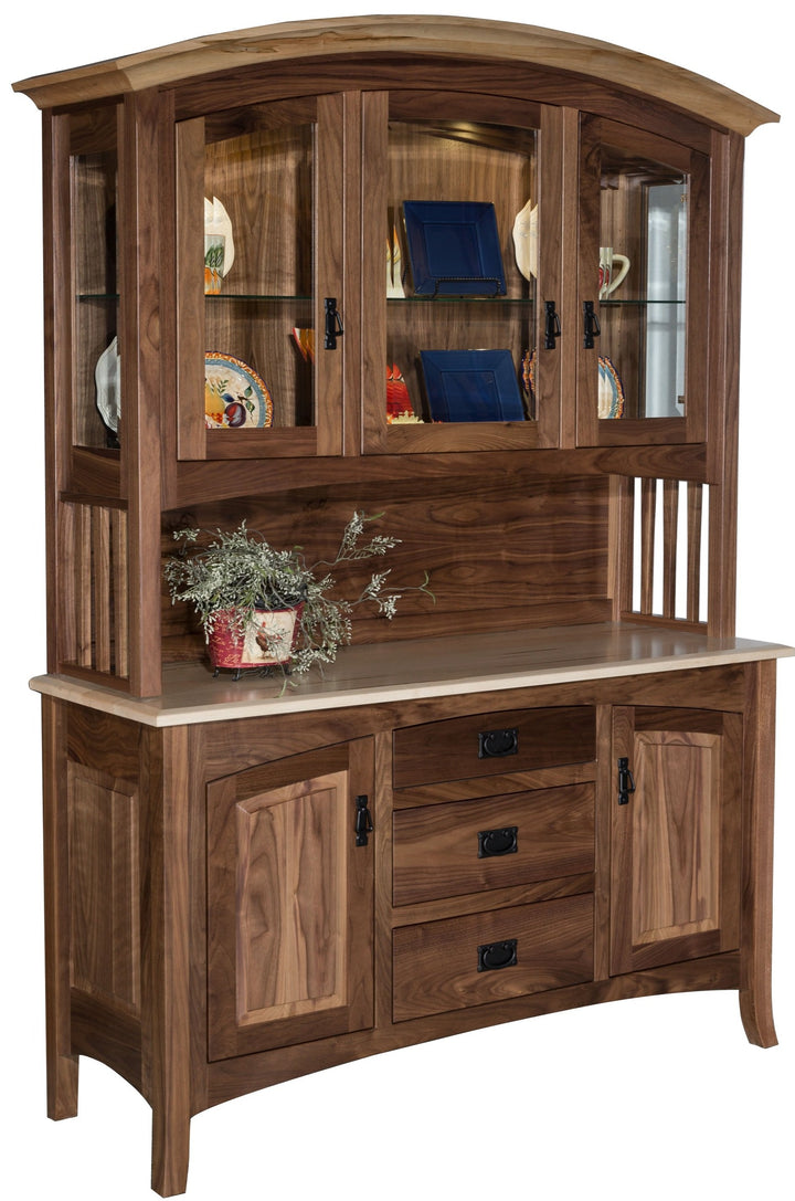 Cambria - Amish 3 Door Hutch