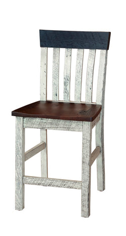 Reclaimed Barnwood Bar Chair