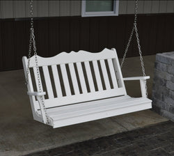 4' Poly Outdoor Royal English Swing