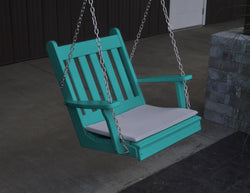 Poly Outdoor Traditional English Chair Swing